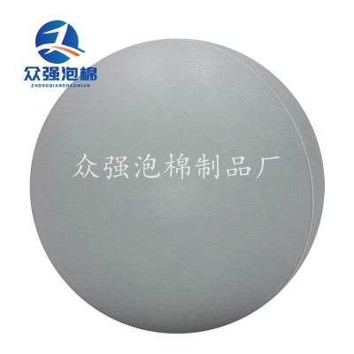 定制PU发泡大爱心压力球实心海绵光面握力球挤压发泄玩具球可印刷图2