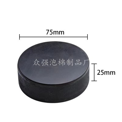 PU高弹压力球冰球冰上比赛训练耐磨橡胶冰球标准尺寸曲棍球图2