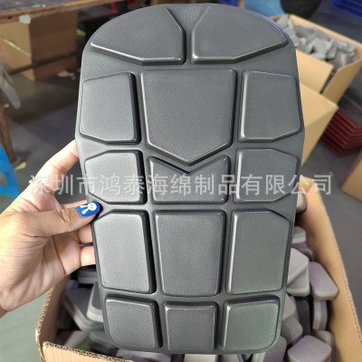 护具EVA冷压 制品EVA泡棉压模成型eva热压 运动护膝 护腕护胸厂家图2