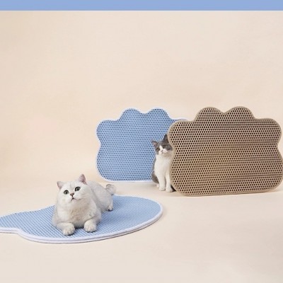 eva猫砂垫彩色猫咪控砂垫小熊脚掌猫厕所防漏砂防滑垫