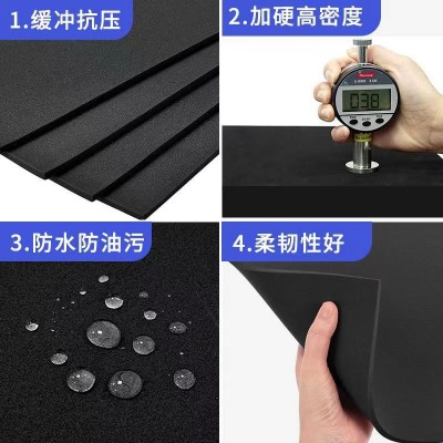 EVA泡棉打包材料内衬 植绒eva包装盒防静电加工包装工具箱一体图4