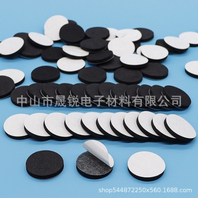 eva脚垫 家具防滑黑色圆形海绵垫片玩具底座网格胶垫图3