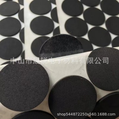 eva脚垫 家具防滑黑色圆形海绵垫片玩具底座网格胶垫图4