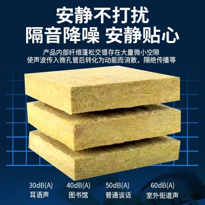 厂家直销岩棉板保温板憎水防火玄武岩棉A级隔热保温棉材料批发图4