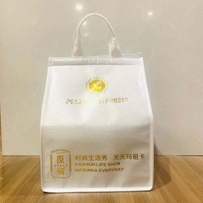 定制蛋糕盒包装袋防风保温袋珍珠棉铝箔便当手提袋外卖打包袋批发图3