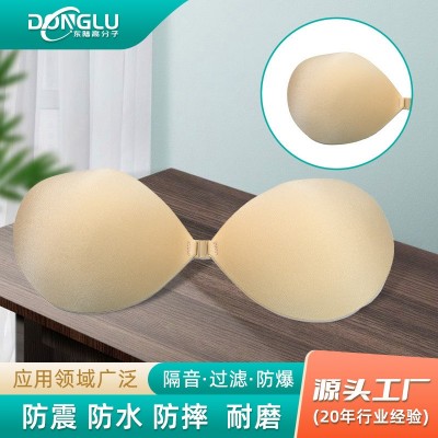 来图定制夏季舒适透气胸围海绵独特设计胸贴垫片礼服防漏胸围海绵图3