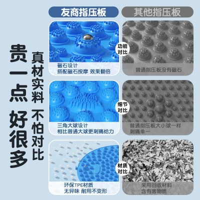 足底按摩脚垫脚踩款指压板成人脚底通经络原地超慢跑软硅胶趾压板图4