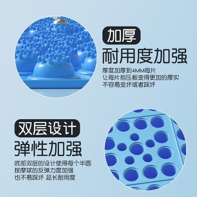 足底按摩脚垫脚踩款指压板成人脚底通经络原地超慢跑软硅胶趾压板图3