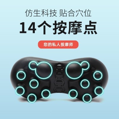 日本脊椎肩胛骨背部腰椎指压按摩器架腰部酸痛护腰靠垫按摩枕图4