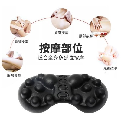 日本脊椎肩胛骨背部腰椎指压按摩器架腰部酸痛护腰靠垫按摩枕图3