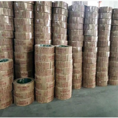 批发环保PET绿色黑色塑钢打包带PET打包带手工捆绑带机用打包带图5