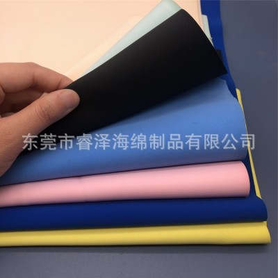 彩色SBR乳胶海绵片材非乳胶防尘口罩材料亲肤性粉扑非乳胶海绵片图3