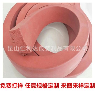 硅胶发泡密封条 耐高温硅胶发泡胶条图2