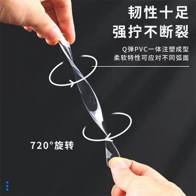 透明防撞条橱柜门窗抽屉隐形透明硅胶防滑防撞护墙贴车门防撞条图4