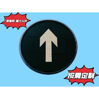 应急消防灯亚克力uv打印喷绘彩色丝印刷标识挂牌广告标牌贴纸图1