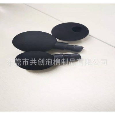生产EVA按摩球 跳绳球EVA球研磨筋膜枪按摩头一体成型打磨图2
