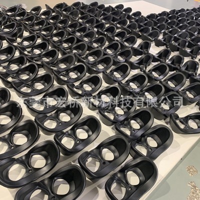 厂家供应pu发泡制品电竞椅子扶手 聚氨酯pu自结皮高回弹异形坐垫图4