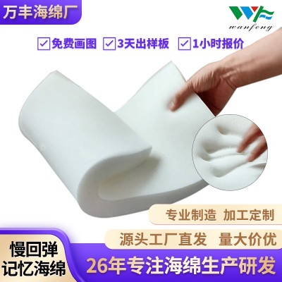 工厂批发超柔软pu发泡记忆棉床垫海绵床垫50D高密度包装海绵图2