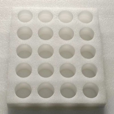 植绒EPE珍珠棉内衬美妆酒水包装辅助内衬加工异形珍珠棉内托板材图4