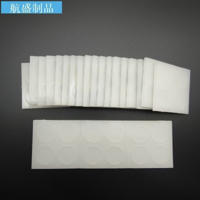 定制方形透明防滑硅胶垫白色耐高温自粘圆形背胶垫片密封硅 胶脚垫图3