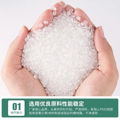 pe小膜外卖膜保鲜膜批发塑料薄膜pe膜打包膜封电线拉伸 缠绕膜13图2