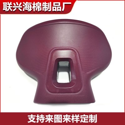 电动车靠背PU自结皮发泡高密度海绵一体成型海绵摩托车电动车靠背图3
