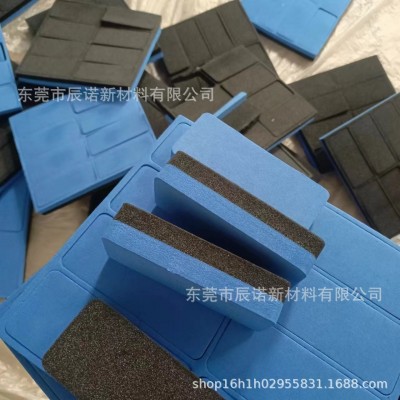 供应 蓝色eva复合海绵白板擦 方形黑板擦 汽车玻璃镀晶清洁擦子图2