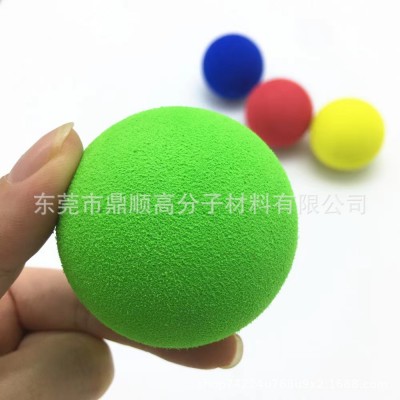工厂直供EVA玩具彩色弹力球 eva研磨宠物玩具球 高尔夫泡棉练习球