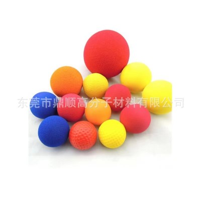 工厂直供EVA玩具彩色弹力球 eva研磨宠物玩具球 高尔夫泡棉练习球图4