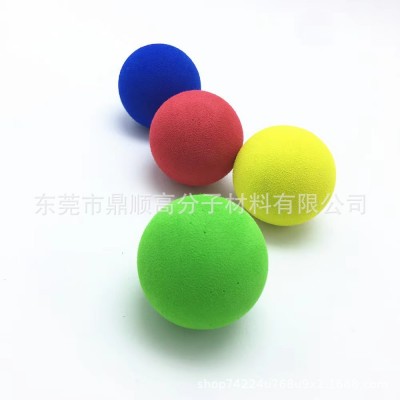 工厂直供EVA玩具彩色弹力球 eva研磨宠物玩具球 高尔夫泡棉练习球图2