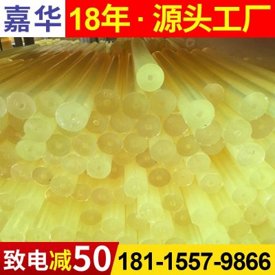 嘉华聚氨酯耐磨耐油PU管空心优力胶高韧性弹力橡胶棒厂家现货批发图2
