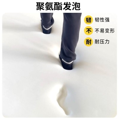 慢回弹海绵白色高密度聚氨酯泡绵内衬床垫填充材料批发工厂厂家图2