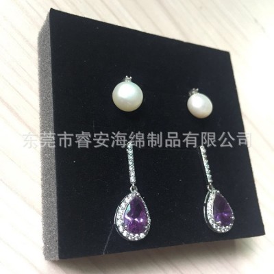 EVA眼镜盒内衬 项链戒指耳钉海绵包装内托 植绒首饰盒内衬海绵垫图2