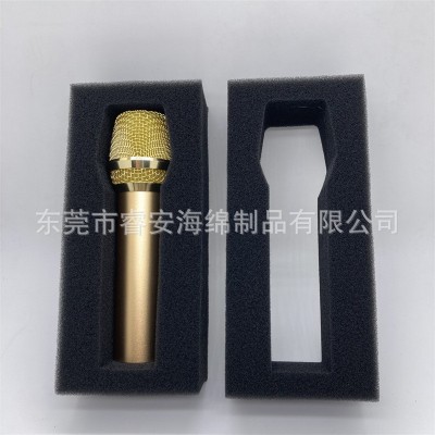 麦克风包装海绵内衬减震内胆话筒礼盒包装泡棉 EVA精雕海绵内托图3
