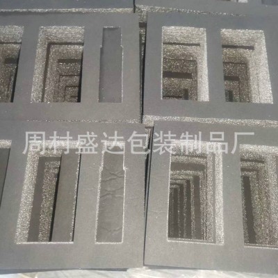 EPE包装盒内衬 抗压防震黑色包装内衬 酒杯玻璃杯珍珠棉包装内衬图4