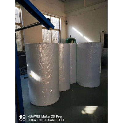 现货一次性无纺布覆膜防护服面料厂家加工隔离服面料PP覆PE透气膜图5