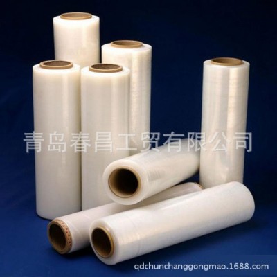 青岛拉伸缠绕膜 包装膜 打包膜 手用 缠绕膜 生产厂家图4