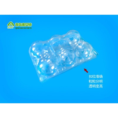 普通款六粒苹果包装盒 吸塑包装盒 透明pet水果盒 厂家直接订购图2