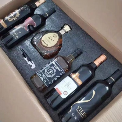批发珍珠棉包装盒内衬 红酒白酒盒内饰厂供化妆品安全内衬EPE包装图5