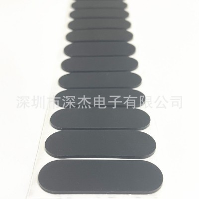 定制黑色磨砂硅胶脚垫音响防滑脚垫磨砂硅胶脚垫自粘硅胶防滑垫图4