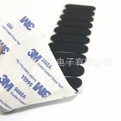 定制黑色磨砂硅胶脚垫音响防滑脚垫磨砂硅胶脚垫自粘硅胶防滑垫图3