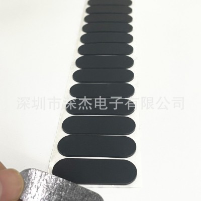 定制黑色磨砂硅胶脚垫音响防滑脚垫磨砂硅胶脚垫自粘硅胶防滑垫图2