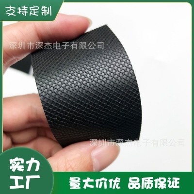 网格硅胶脚垫蓝牙音响脚垫自粘黑色格纹硅胶垫防滑防震脚垫厂家