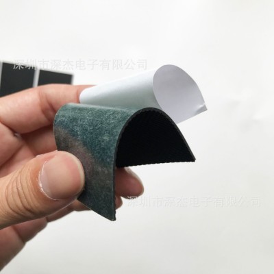 网格硅胶脚垫蓝牙音响脚垫自粘黑色格纹硅胶垫防滑防震脚垫厂家图3