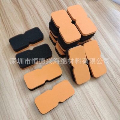 EVA魔术贴珊瑚绒擦子 复合海绵 镀金打蜡擦 复合冲压型 eva黑板擦