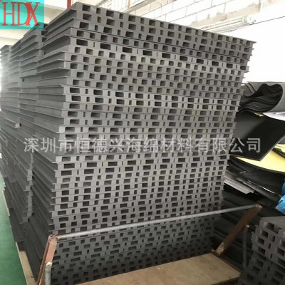 EVA线切 EVA38度黑色泡沫卡槽 线切割模切eva海绵异形成型卡槽图3