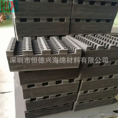 EVA线切 EVA38度黑色泡沫卡槽 线切割模切eva海绵异形成型卡槽图5