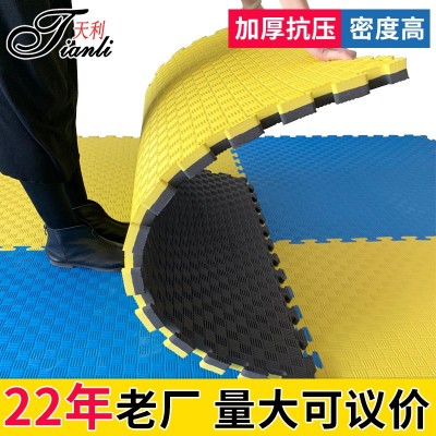厂家批发EVA跆拳道馆垫子高密度健身房训练垫拼接泡沫地垫100*100图1