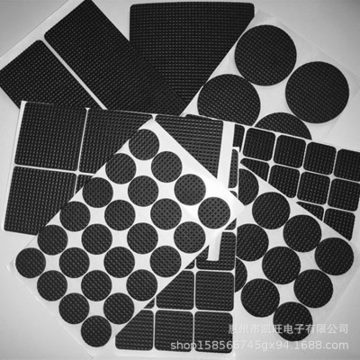 自粘EVA泡绵垫片 圆形EVA单面背胶防滑 高密度胶垫减震耐磨脚垫密图1