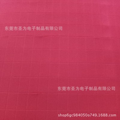 可定制EVA红色贴棉 加粘型保护脚垫 EVA懒人支架夹头泡棉 有压纹图3